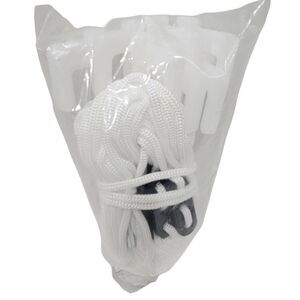 7 Pc Lot - Plastic Stake Pegs + Rope - For Camping Canopy Patio Gardening